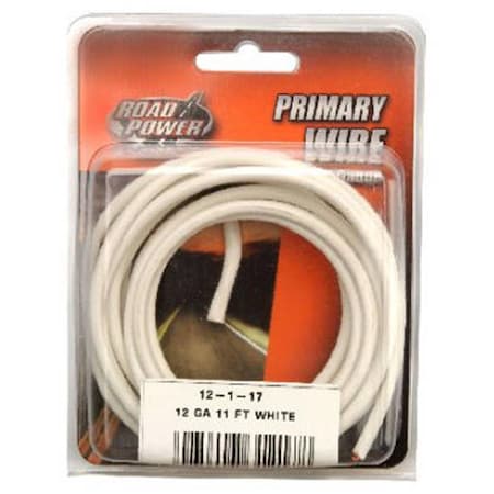 Southwire 55671433 11 ft. White 12 Gauge Primary Wire 115638
