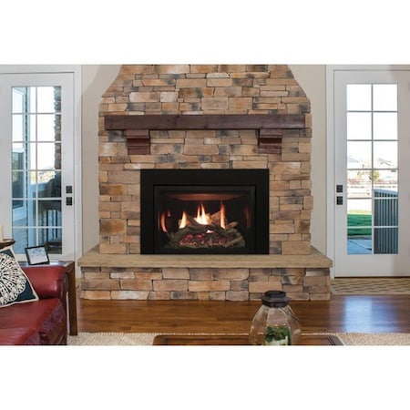 Empire Multifunction Natural Gas Remote Rushmore Direct Vent Fireplace Insert DVCT30CBN95N