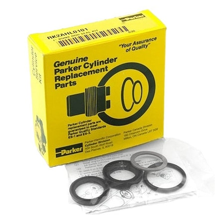 Parker Piston Seal Kit, For Bore Dia. 1.5 in HV3-KBRM2-150