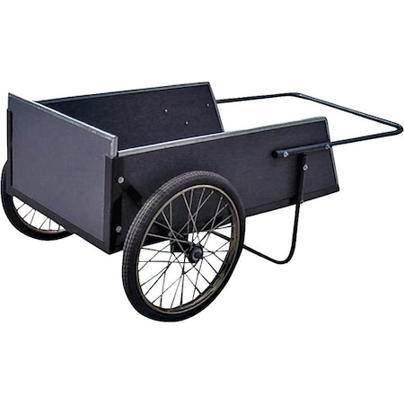 Vulcan YTL002087 Yard Cart, 300 lb, 4212 L x 1235 W x 2425 H in Deck, Wood Deck, 2Wheel YTL22105