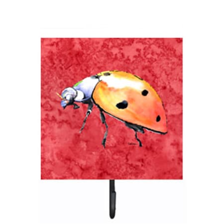 Carolines Treasures Lady Bug on Red Leash Or Key Holder 8868SH4