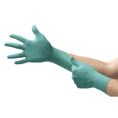 Ansell NEOTOUCH 25-201 EXTENDED DISPOSABLE GLOVES, XS, GREEN, 11.2 IN L, NON-POWDERED 385683