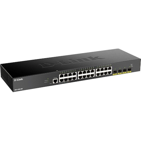 D-Link DGS-1250 Series Smart Managed 28-Port Gigabit Switch including 4 10G SFP+ Ports DGS-1250-28X-6KV