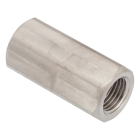 Zoro Select Female-Female Hex Adapter NUT60151EFXM6C