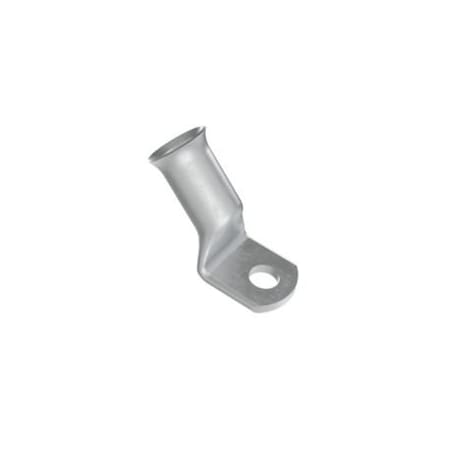 Panduit One-Hole Compression Lug, 0.38 in Stud, Standard Barrel, Copper, None, 100 PK A2/0-38RH-C