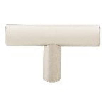 Patioplus 2 in. Brass Bar Cabinet Knob, Satin Nickel PA2005085