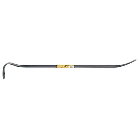 Vulcan Wrecking Bar, 42 in L, Steel, Black, 7/8 in BU-105X