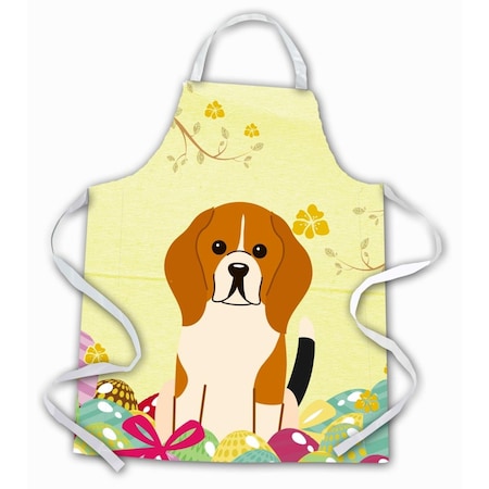 Carolines Treasures Easter Eggs Beagle Tricolor Apron BB6040APRON
