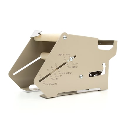 Scotch Handheld Tape Dispenser, 6 in Max. Tape Width, 3 in Tape Core Dia., Metal, Gray M797