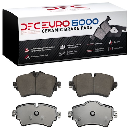 Dfc 5000 Euro Ceramic, Disc Brake Pad Set, 1600-1801-00