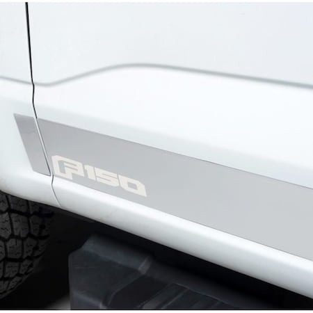 Putco Polished Stainless Steel Rocker Panel Molding, Super Duty 9751471FD
