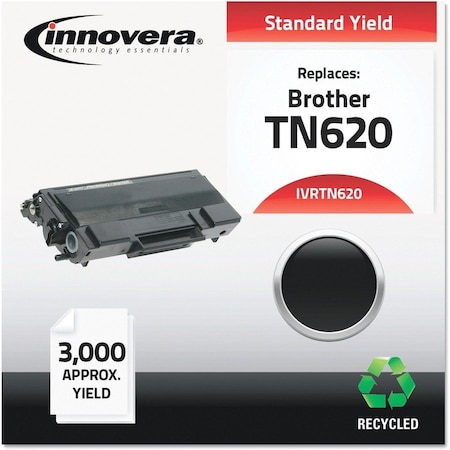 Innovera Remanufactured TN620 Toner, 3000 Page-Yield, Black IVRTN620