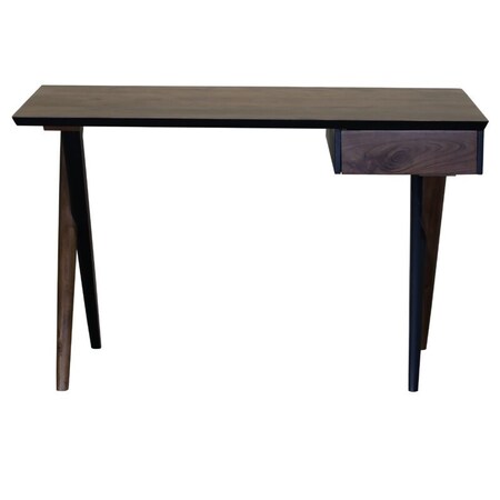 Homeroots 48" Brown Solid Wood Writing Desk 401504