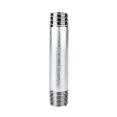 Stz Industries 1/4 in. MIP each X 1/4 in. D MIP Galvanized Steel 5 in. L Nipple 309UP14X5