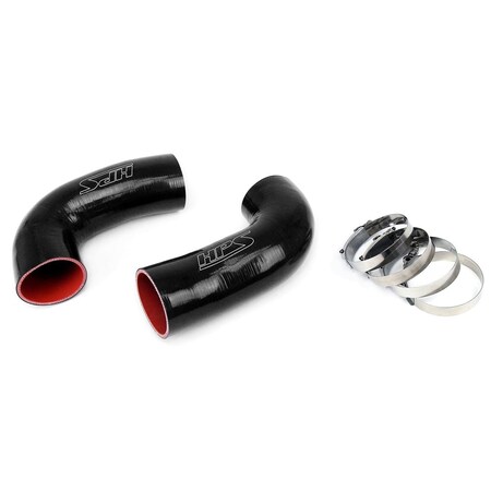 Hps Performance High Temp Reinforced Silicone Air Intake Hose Kit, Black, 57-1291-BLK
