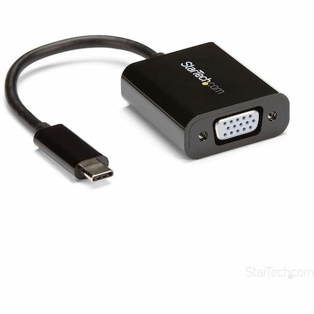 Startech.Com CONNECT YOUR MACBOOK, CHROMEBOOK OR LAPTOP WITH USB-C TO A VGA MONITOR/PROJECTOR CDP2VGA