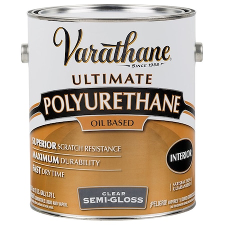 Varathane Gal Clear Oil-Based Interior Ultimate Polyurethane, Semi-Gloss 6031
