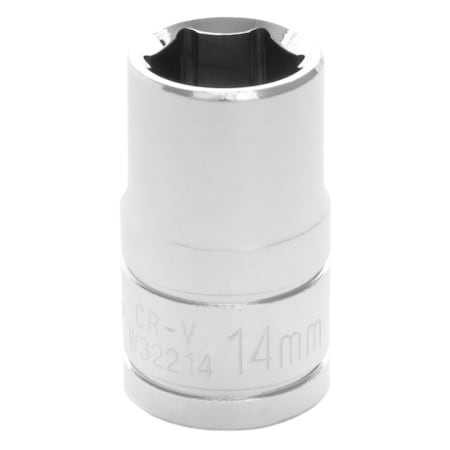 Performance Tool 1/2 In Dr. Socket 14Mm, W32214 W32214