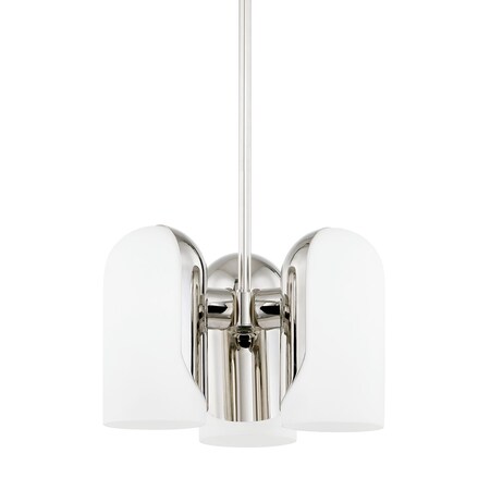 Mitzi Mabel 3 Light Pendant 15.75 In. Polished Nickel H550703-PN