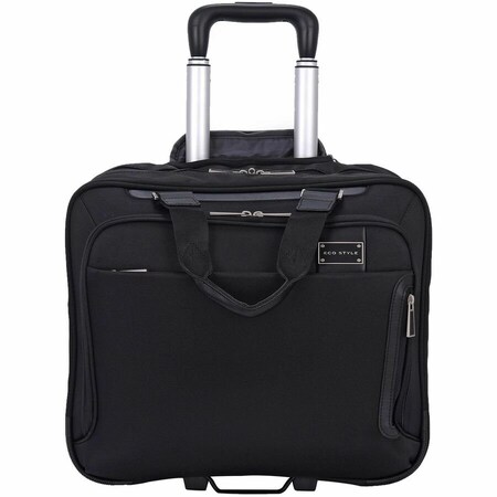 Eco Style Laptop Carrying Rolling Case Fits up to 15" ETEX-RC15