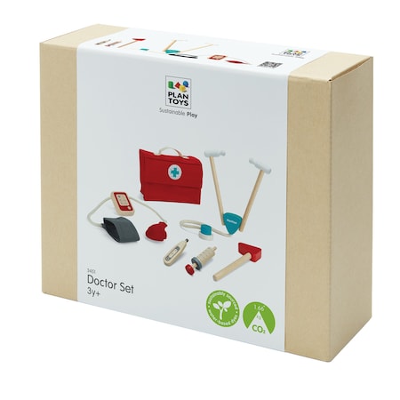 Plantoys Wooden Pretend Play Doctor Set 3451