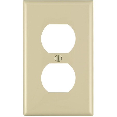 Leviton Duplex Recp Walplt 1G Iv 80703-00I
