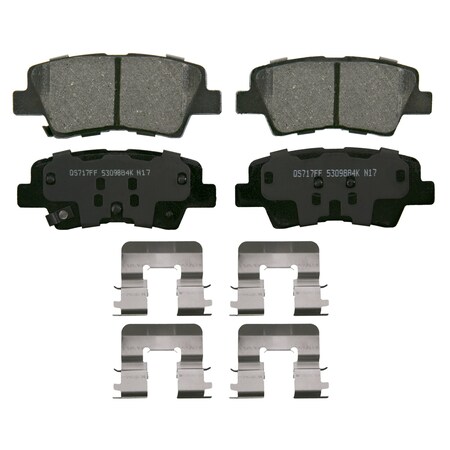 Wagner Brake QuickStop Rear Disc Brake Pad Set Ceramic, ZD1813