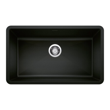 Blanco Precis Super Single Bowl, Coal Black 442935