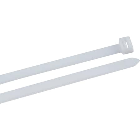 Gardner Bender 48''x0.35'' Natural Color Hvy Dty Nylon Cable Tie, 10PK 45-548
