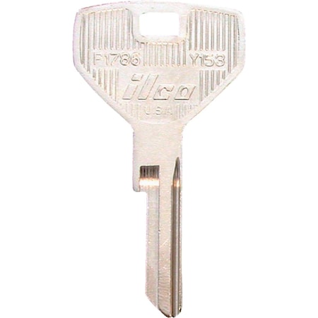 Ilco Chrysler Nickel Plated Automotive Key Y153 / P1786, 10PK IAL01102002