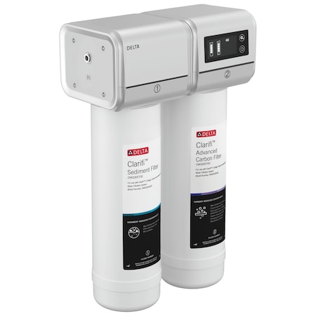 Delta Clarifi 2-Stage Under Sink Advanced Water Filtration System DWQ3502020