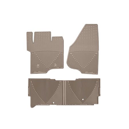 Weathertech Tan, Front and Rear All Weather Floor Mats W203TN-W206TN