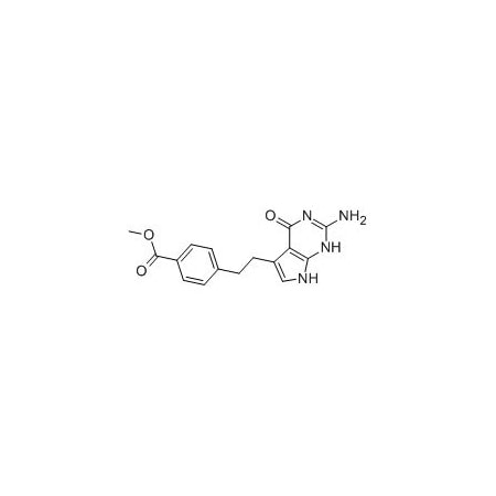 Ak Scientific Methyl 4-[2-(2-Amino-4, 7-dihydro-4-oxo-3H-pyrrolo[2, 3-d]pyrimidin-5-yl)ethyl]benzoate (25g), CAS 15 W3385-25g