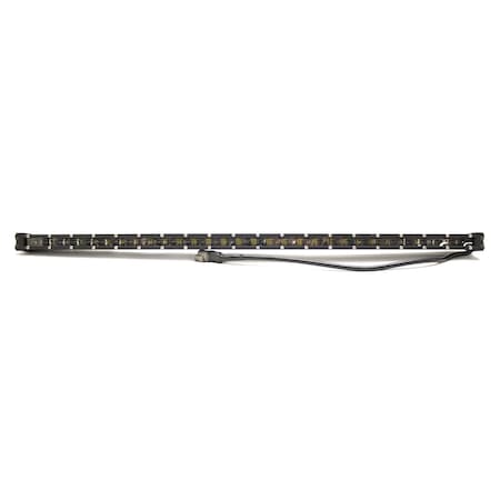 Race Sport Lighting Lopro Series Ultra Slim 32In 150W Led Light Bar W/ White/Amber RSLP32
