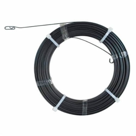 Greenlee Replacement Fish Tape, 1/8 in W Tape, 125 ft L Tape, Round Profile, Steel Tape RS438-125