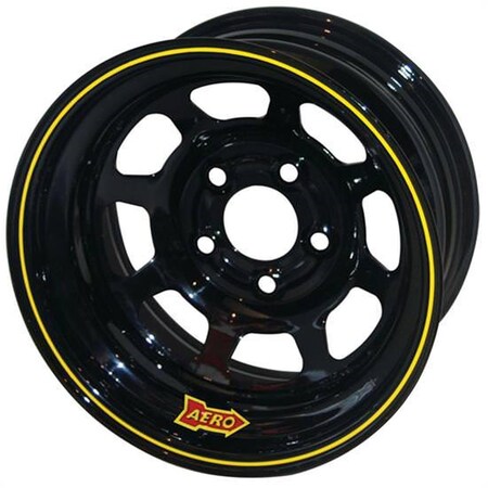 Aero Race Wheels 50-184710 50 Series 1 in. Backspace Wheel, Black ARW50-184710