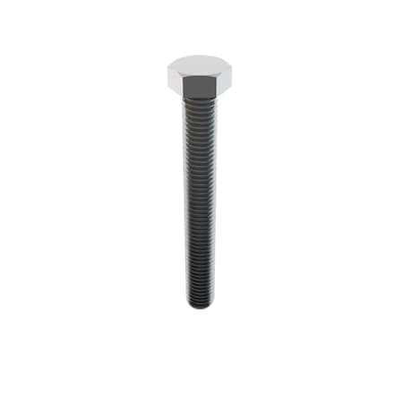 Zoro Select Not Graded, 1/2"-13 Sealing Hex Head Cap Screw, Plain Stainless Steel, 1 in L 31-SH-50C-100