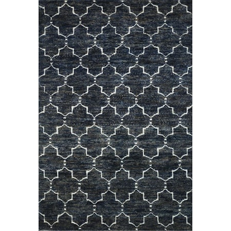 Loloi 7 ft. 9 in. x 9 ft. 9 in. Sahara Rectangular Shape Hand Knotted Area Rug, Midnight SAHASJ-07MD007999