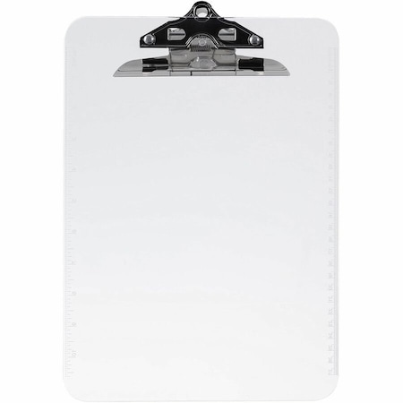 Business Source Spring Clip Plastic Clipboard, No Color, 12PK BSN01860BX