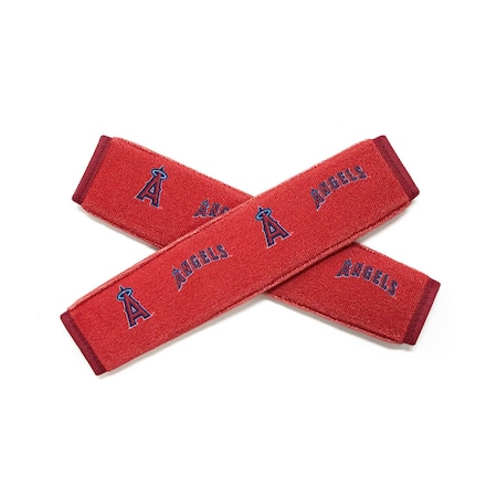 Coverking SEAT BELT PADS WITH LOS ANGELES ANGELS LOGO HHE3FE