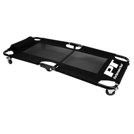 Performance Tool 40 in. Folding Creeper, Cool Weave Fabric, 4 Casters, 350lb Capacity W85028