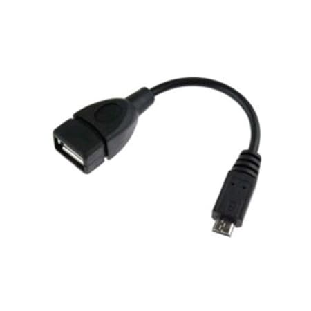 Cable Wholesale USB OTG Adapter, USB Micro-B Male to USB Type A Female, USB On The Go 30U2-21100