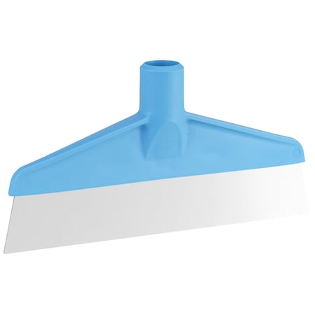 Vikan Table and Floor Scraper, Blue, SS, Solid 29083