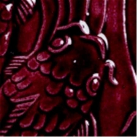 Amaco Non Toxic Glaze & 1 Pint Plastic Jar - Maroon Lg-50 351842