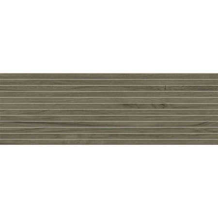 Andova Tiles Flume 13-in. x 39-in. Subway Linear Wood-Look Matte Ceramic Wall Tile (14.31 Square Feet Per Box) ANDFLU1456