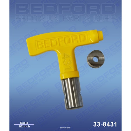 Bedford Precision Parts Line Striper Tip, 431 33-8431