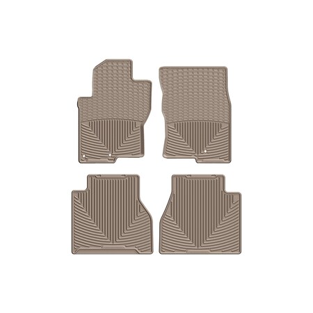 Weathertech Tan, Front and Rear All Weather Floor Mats W458TN-W504TN