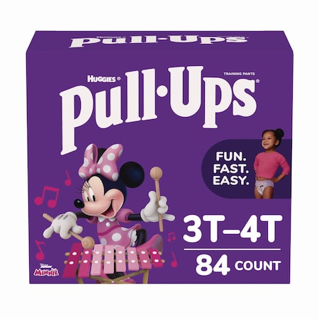 Huggies Learning Designs Potty Training Pants for Girls, Size 5, 3T-4T, 32 lbs to 40 lbs, 84PK 45269