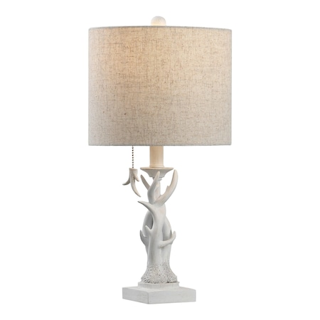 Jonathan Y Gaston 20.5" Resin Mini LED Table Lamp, Antique White JYL1031C