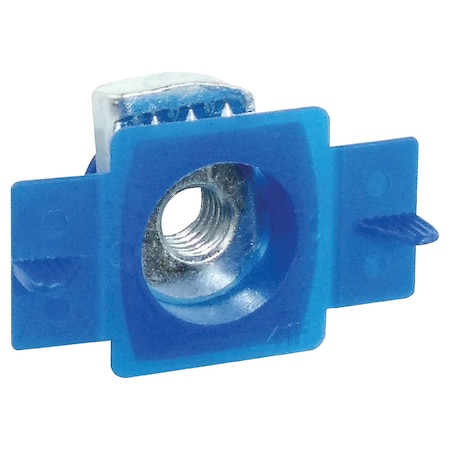 Newhouse Electric 3/8 in. Nylon Strut Cone Nut Coupling, Electro-Galvanized Cone Nut for A, C, E, H Channels, 5PK CN38-5PK